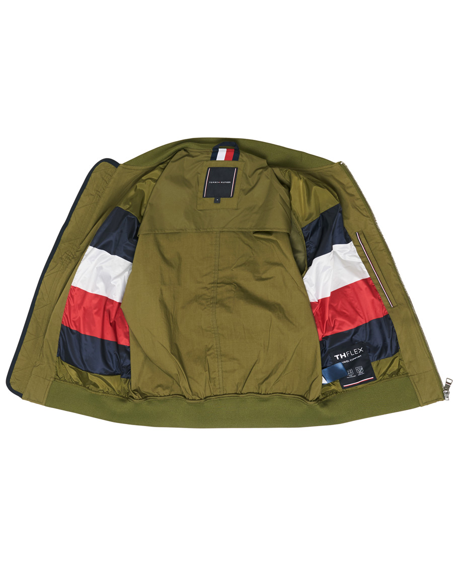 Herren | Jacken | Tommy Hilfiger | Lightweight Cotton Bomber Jacket Moss Green