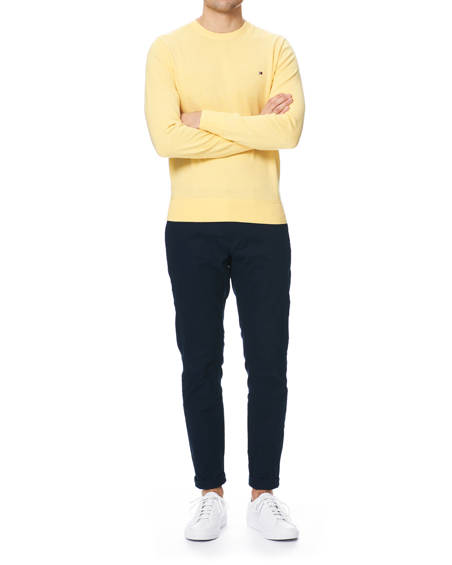 Herren | Pullover | Tommy Hilfiger | Organic Cotton/Silk Crew Neck Pullover Sun Ray