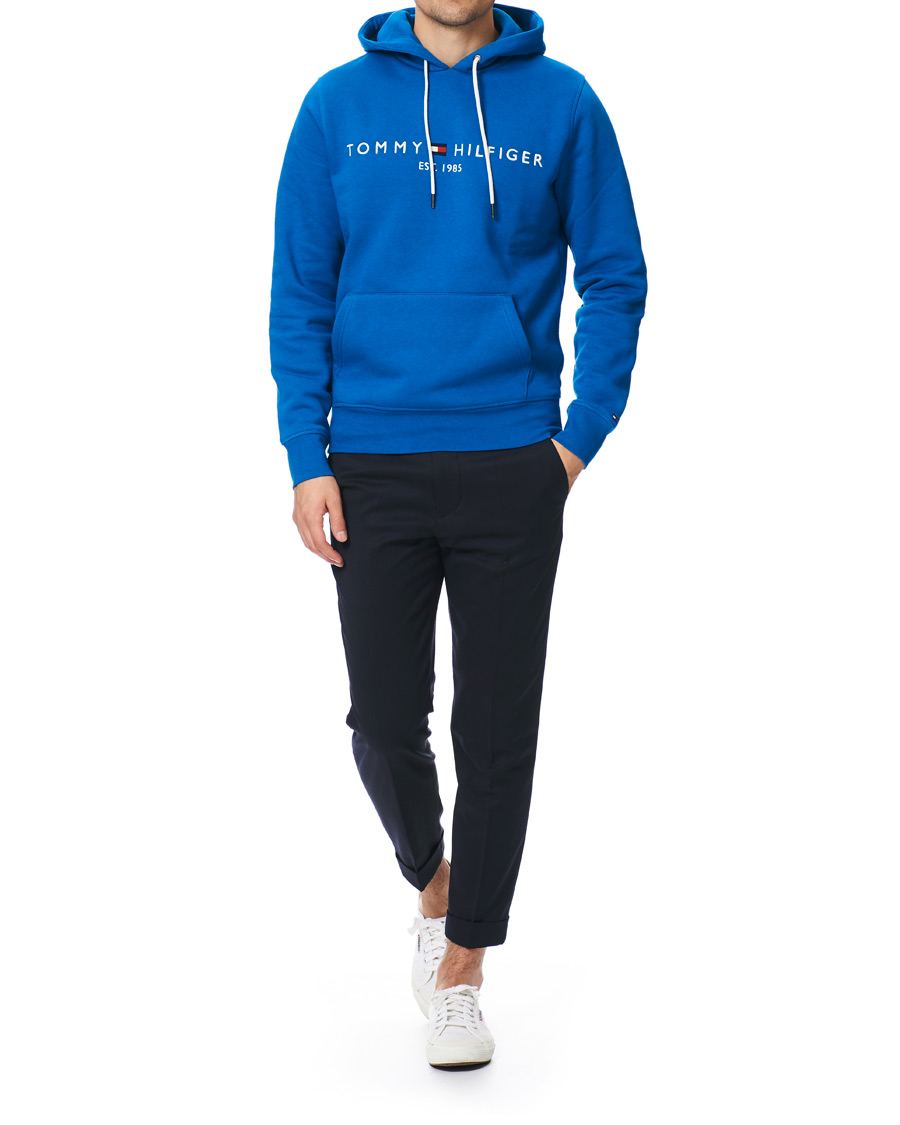 Herren | Pullover | Tommy Hilfiger | Logo Hoodie Regatta Blue
