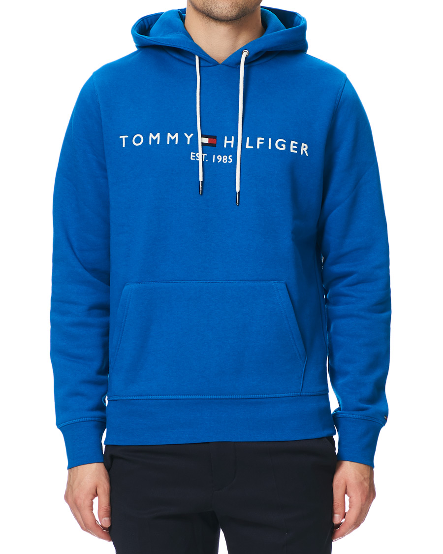 Herren | Pullover | Tommy Hilfiger | Logo Hoodie Regatta Blue
