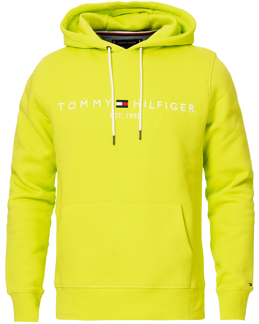 Herren | Pullover | Tommy Hilfiger | Logo Hoodie Lemon Lime