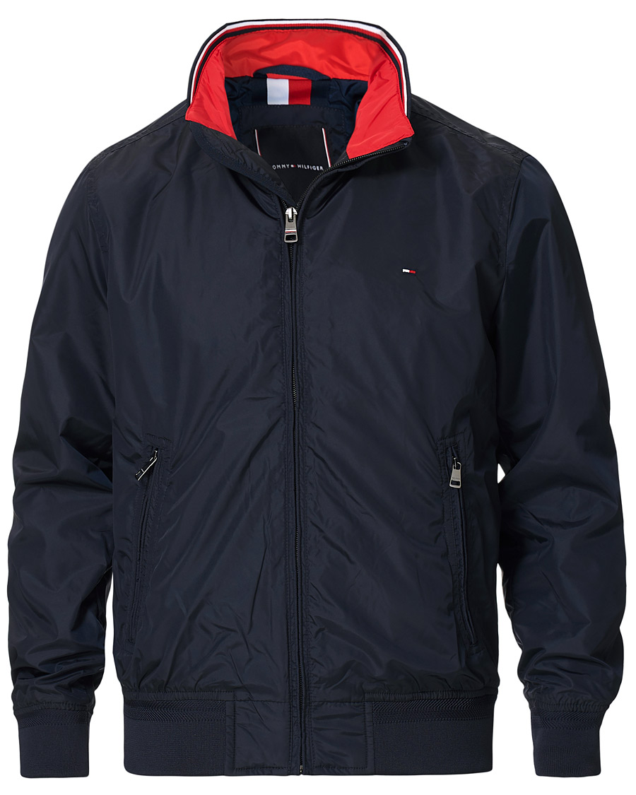 Herren | Jacken | Tommy Hilfiger | Stripe Rib Bomber Jacket Desert Sky