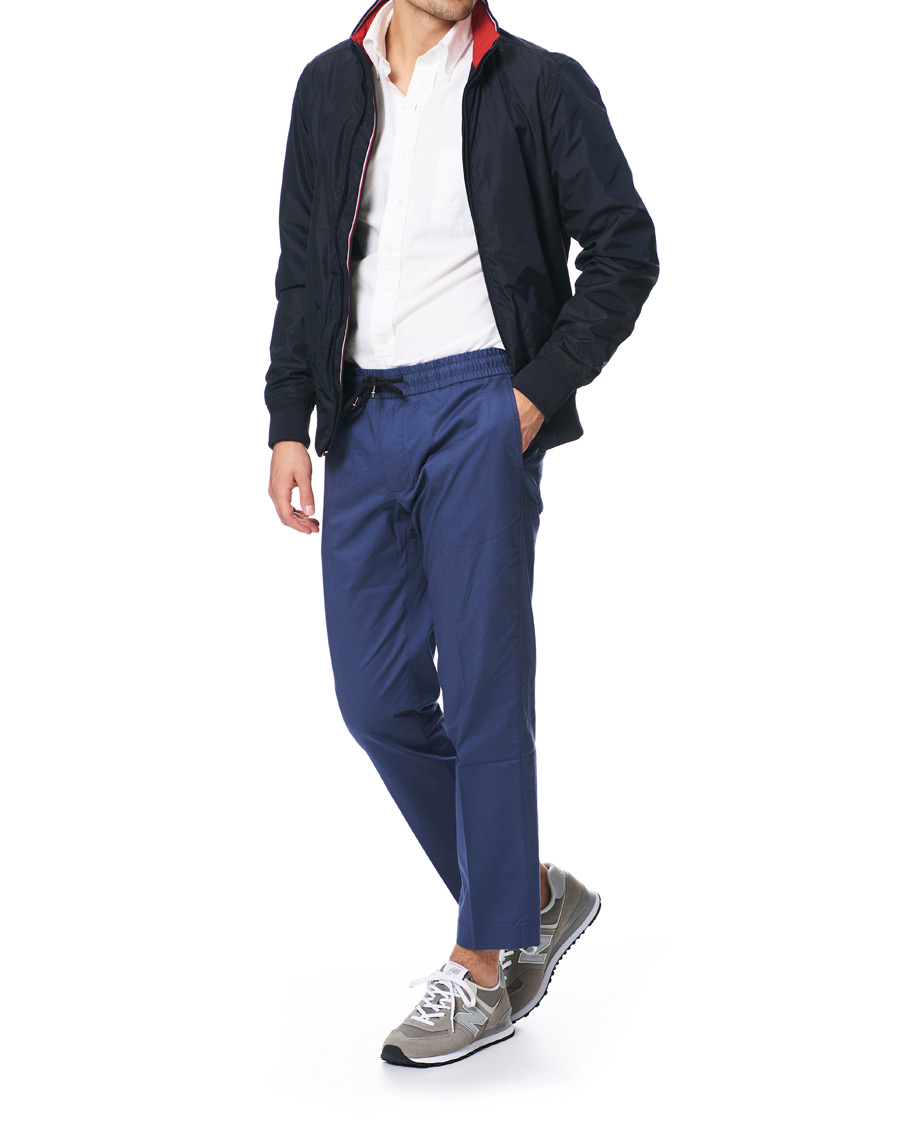 Herren | Jacken | Tommy Hilfiger | Stripe Rib Bomber Jacket Desert Sky