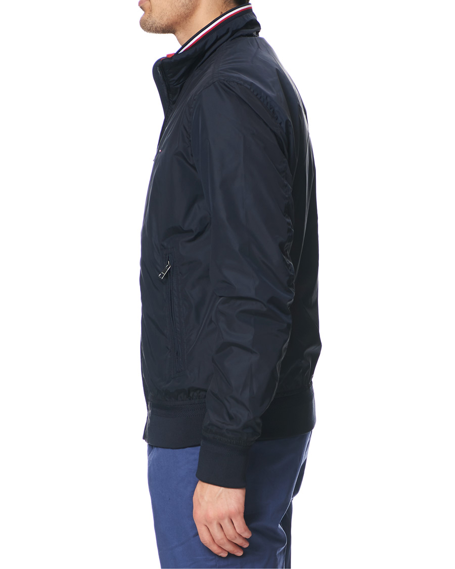 Herren | Jacken | Tommy Hilfiger | Stripe Rib Bomber Jacket Desert Sky