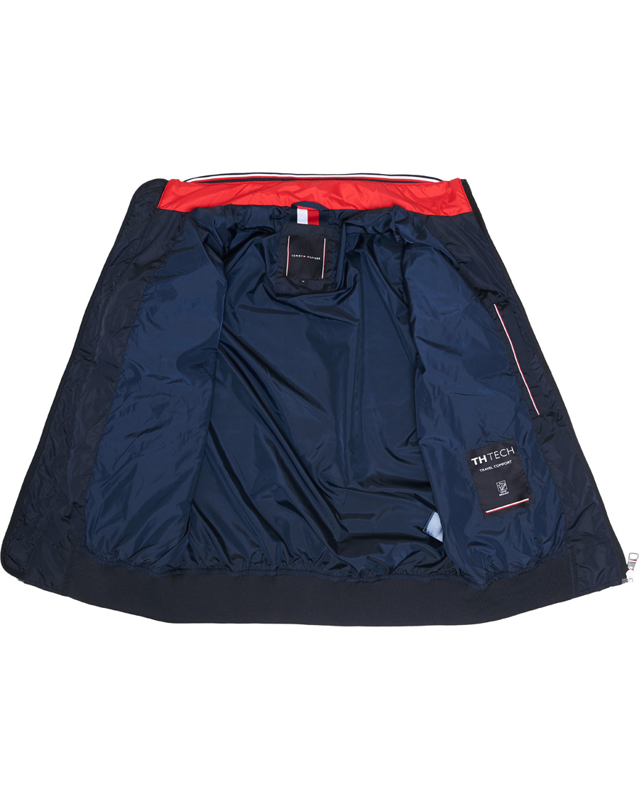 Herren | Jacken | Tommy Hilfiger | Stripe Rib Bomber Jacket Desert Sky