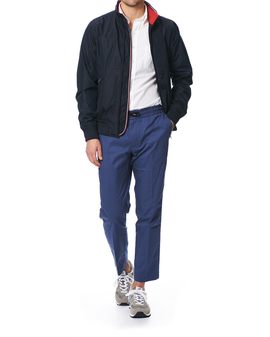 Herren | Hosen | Tommy Hilfiger | Summer Twill Flex Drawstring Trousers Faded Indigo