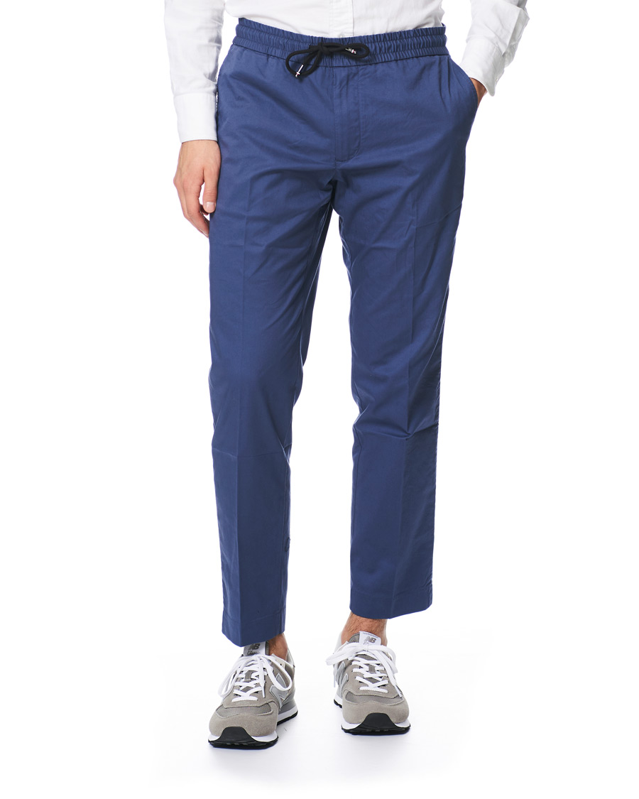 Herren | Hosen | Tommy Hilfiger | Summer Twill Flex Drawstring Trousers Faded Indigo