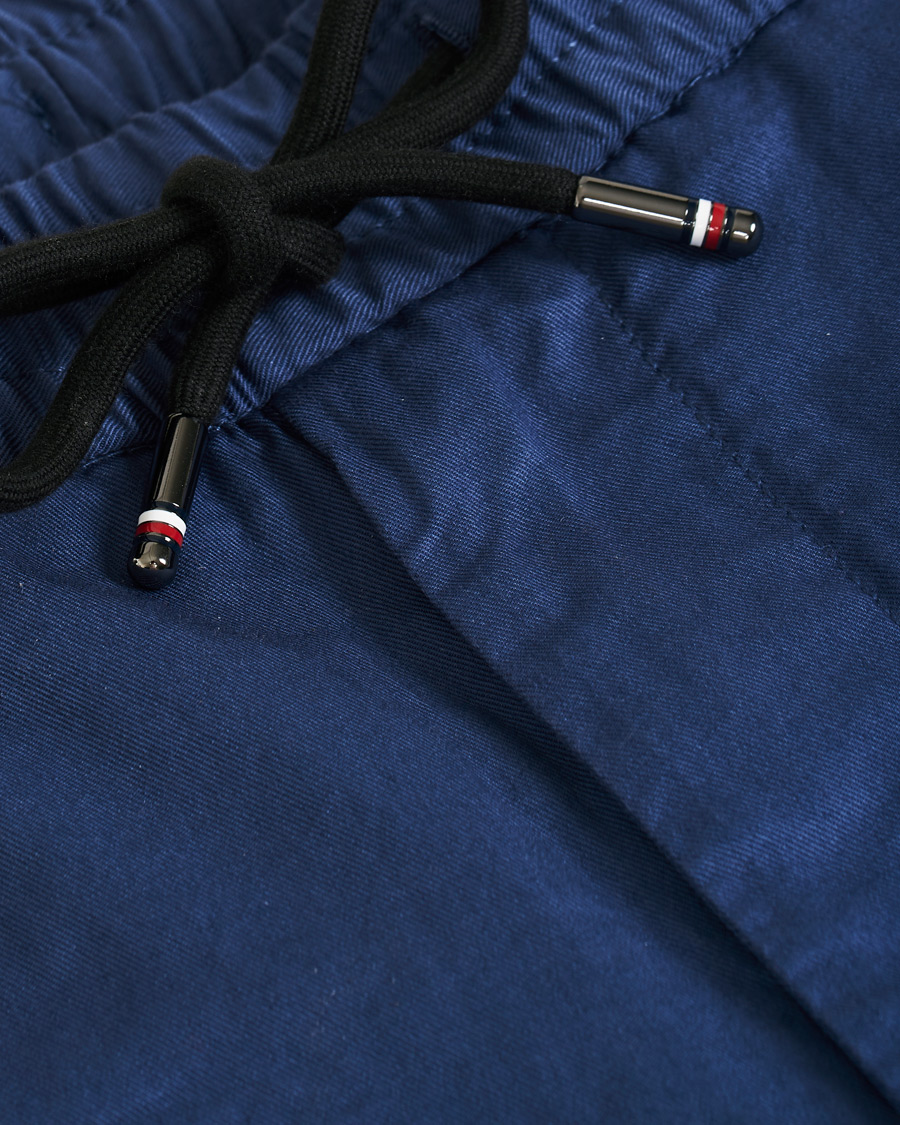 Herren | Hosen | Tommy Hilfiger | Summer Twill Flex Drawstring Trousers Faded Indigo