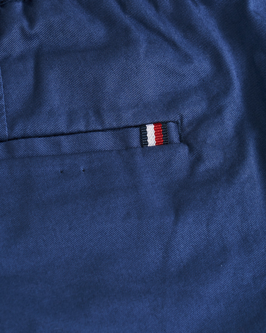 Herren | Hosen | Tommy Hilfiger | Summer Twill Flex Drawstring Trousers Faded Indigo