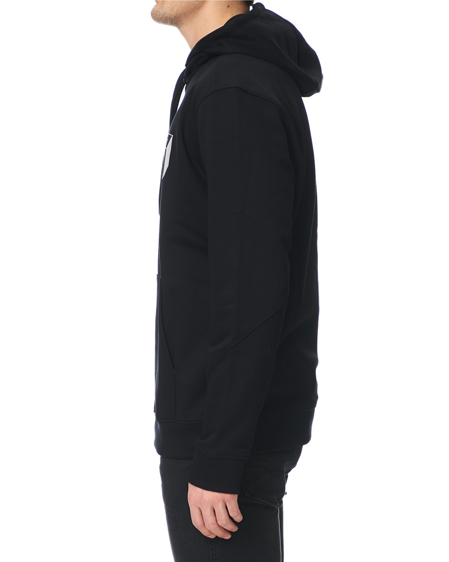 Herren | Pullover | HUGO | Dazarus Reflex Print Relaxed Fit Hoodie Black