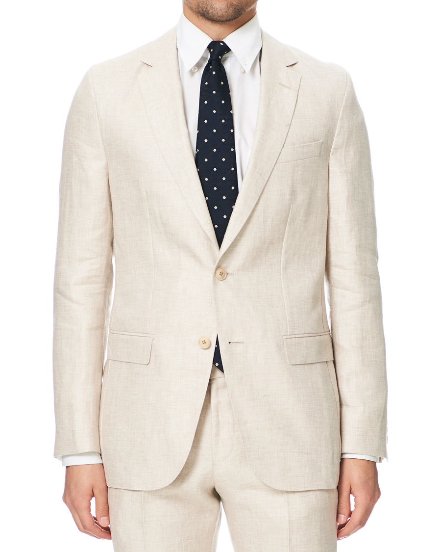 Herren | Anzüge | BOSS BLACK | BOSS Nelin/Ben Vegan Linen Suit Nature