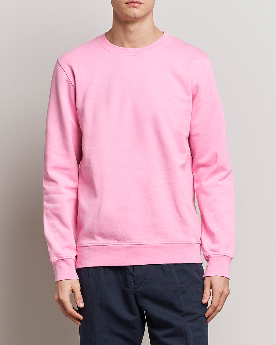Herren | Kleidung | Colorful Standard | Classic Organic Crew Neck Sweat Flamingo Pink