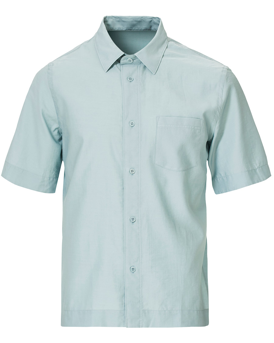 Herren | Hemden | Filippa K | Owen Short Sleeve Shirt Mint Powder
