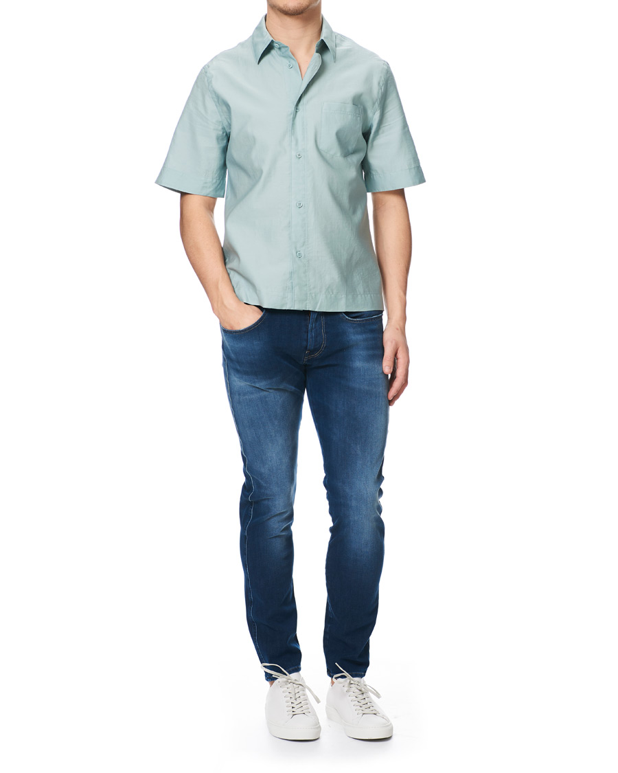 Herren | Hemden | Filippa K | Owen Short Sleeve Shirt Mint Powder