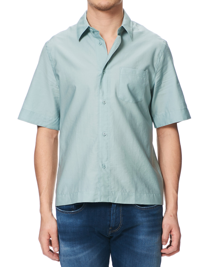 Herren | Hemden | Filippa K | Owen Short Sleeve Shirt Mint Powder