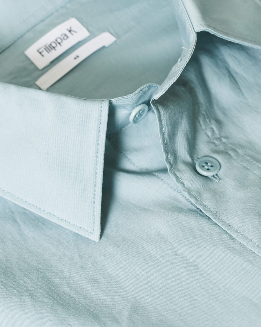Herren | Hemden | Filippa K | Owen Short Sleeve Shirt Mint Powder