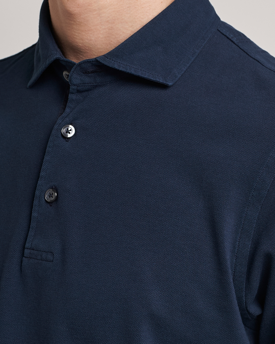 Herren | Poloshirts | Gran Sasso | Washed Polo Navy