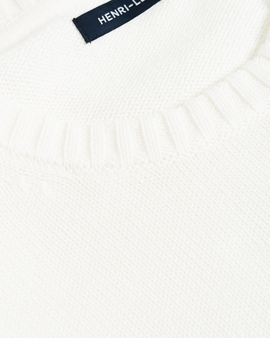 Herren | Pullover | Henri-Lloyd | Henri Lloyd Cross Flag Knitted Crew Neck Off White
