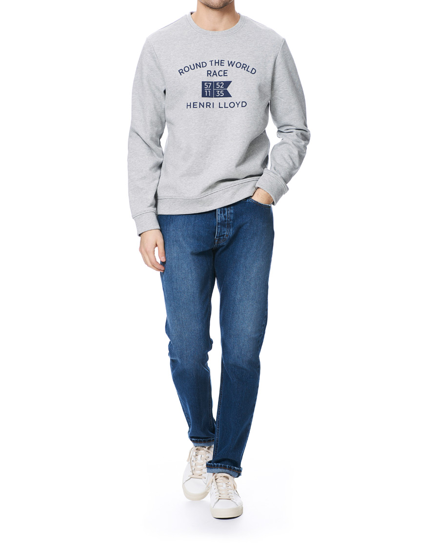 Herren | Pullover | Henri-Lloyd | Henri Lloyd RWR Crew Neck Sweatshirt Grey Melange