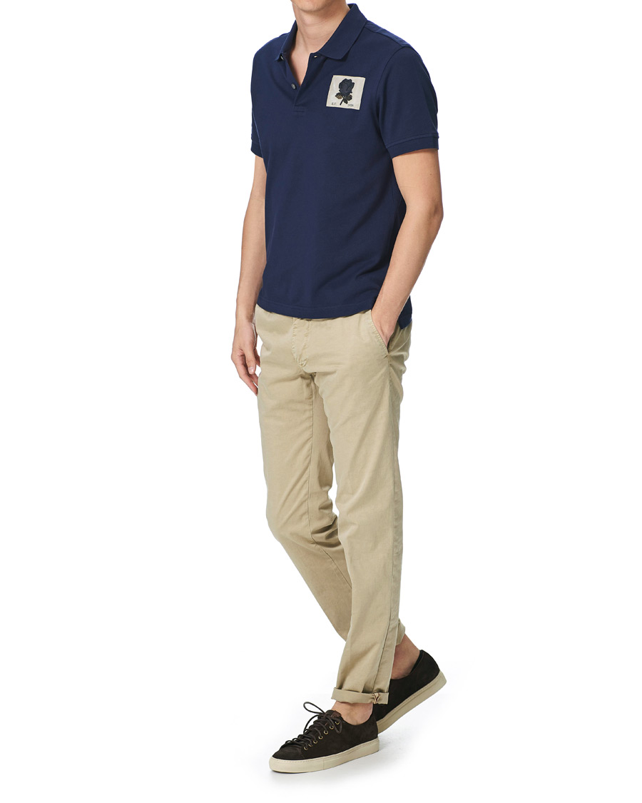 Herren | Poloshirts | Kent & Curwen | Small Rose Polo Navy