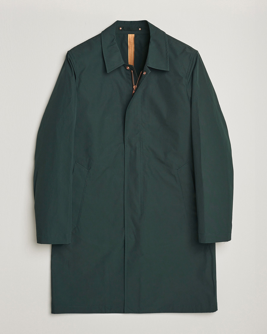 Herren | Jacken | Private White V.C. | Unlined Cotton Ventile Mac Coat 3.0 Racing Green