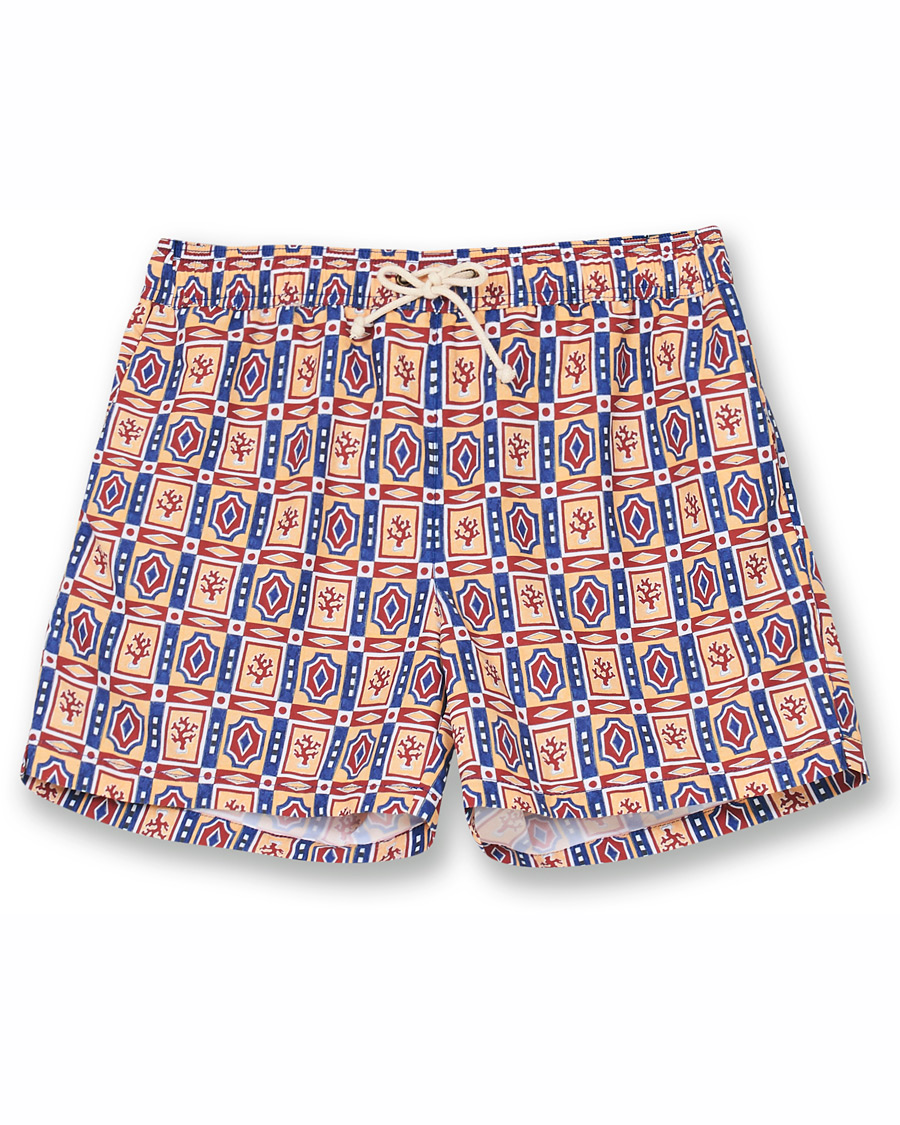 Herren | Badehosen | Ripa Ripa | Printed Swimshorts Red/Blue