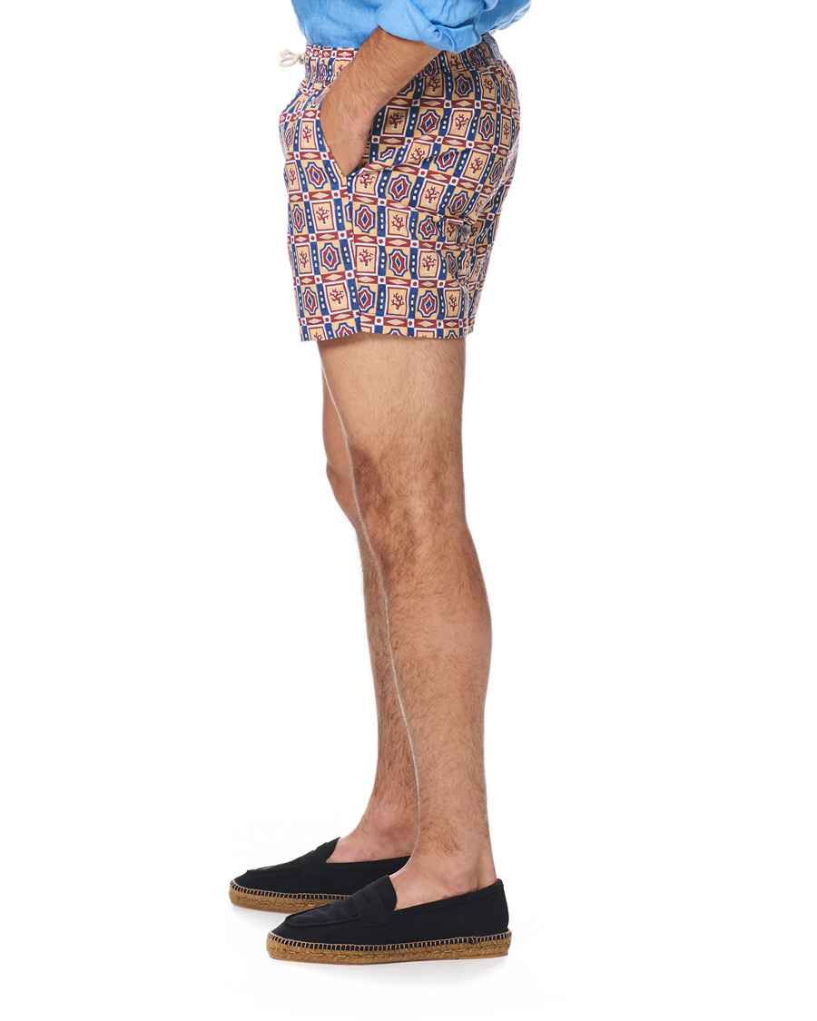 Herren | Badehosen | Ripa Ripa | Printed Swimshorts Red/Blue