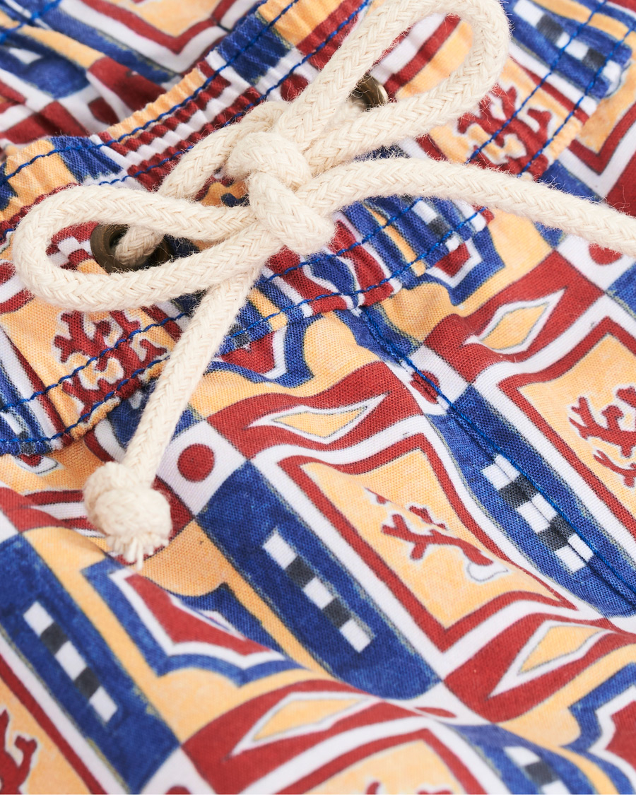 Herren | Badehosen | Ripa Ripa | Printed Swimshorts Red/Blue