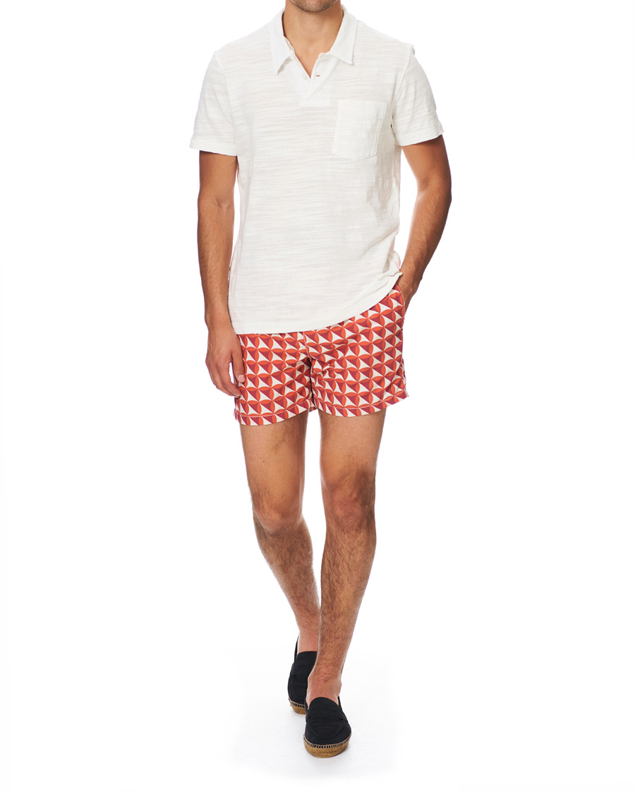Herren | Badehosen | Ripa Ripa | Vele Printed Swimshorts Red