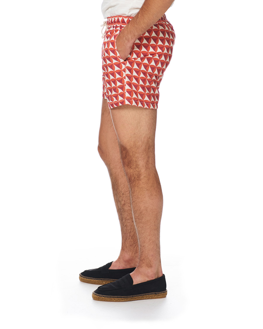 Herren | Badehosen | Ripa Ripa | Vele Printed Swimshorts Red