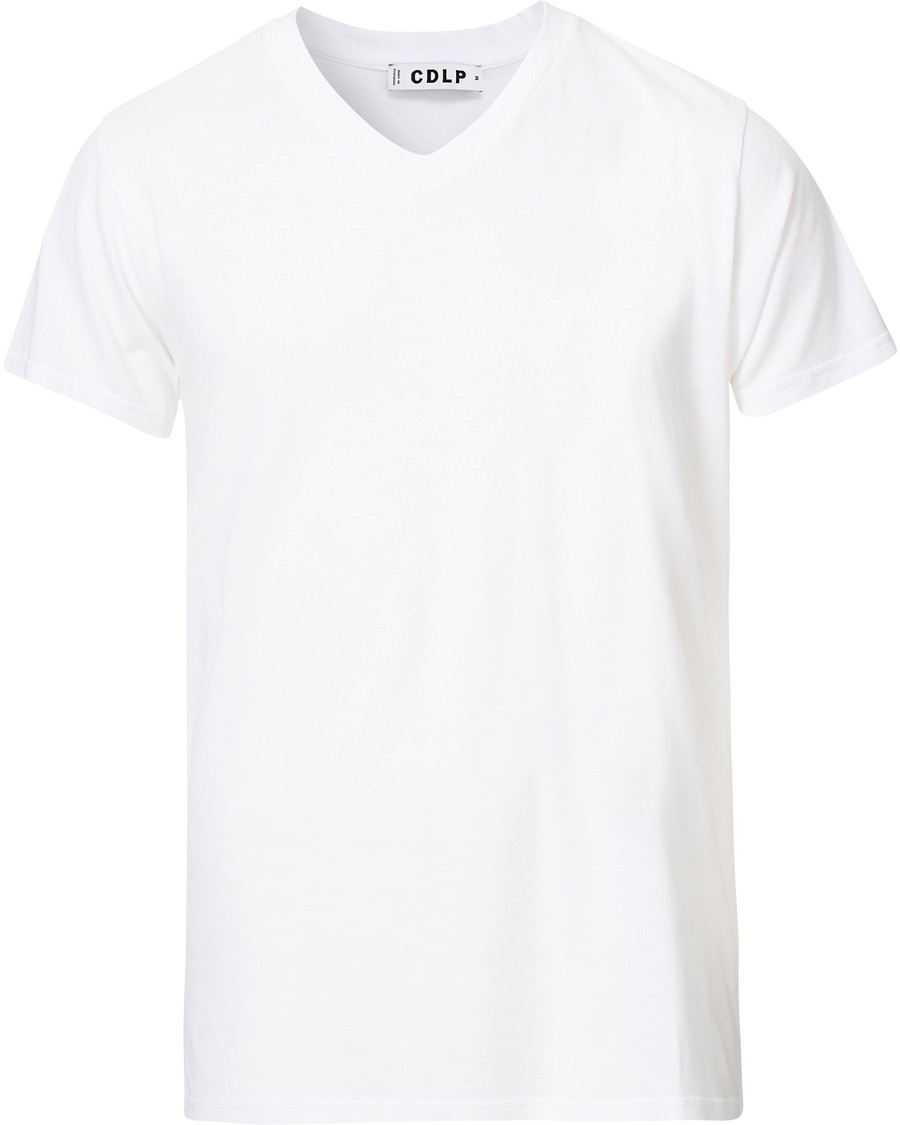 Herren | T-Shirts | CDLP | V-Neck Tee White
