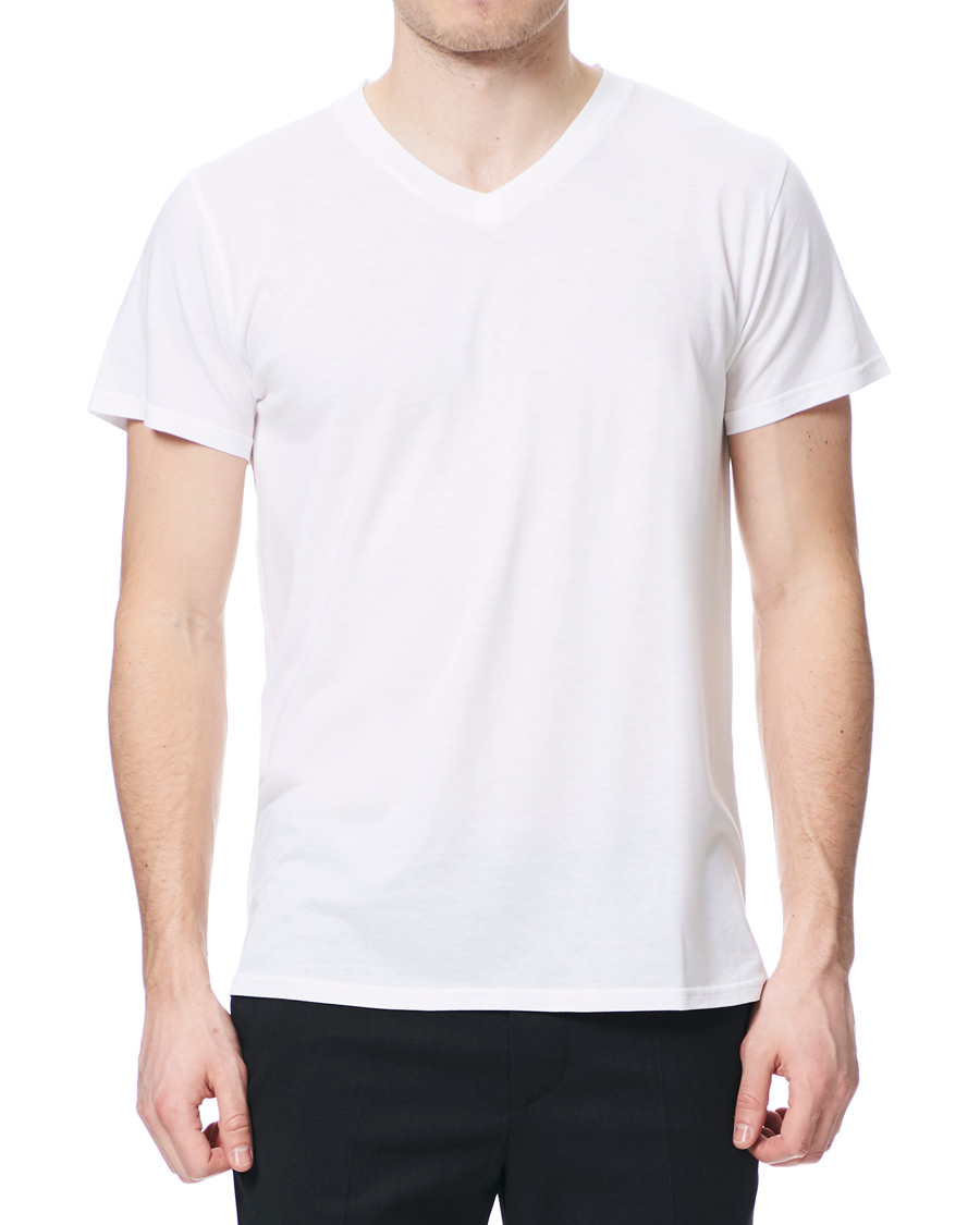 Herren | T-Shirts | CDLP | V-Neck Tee White