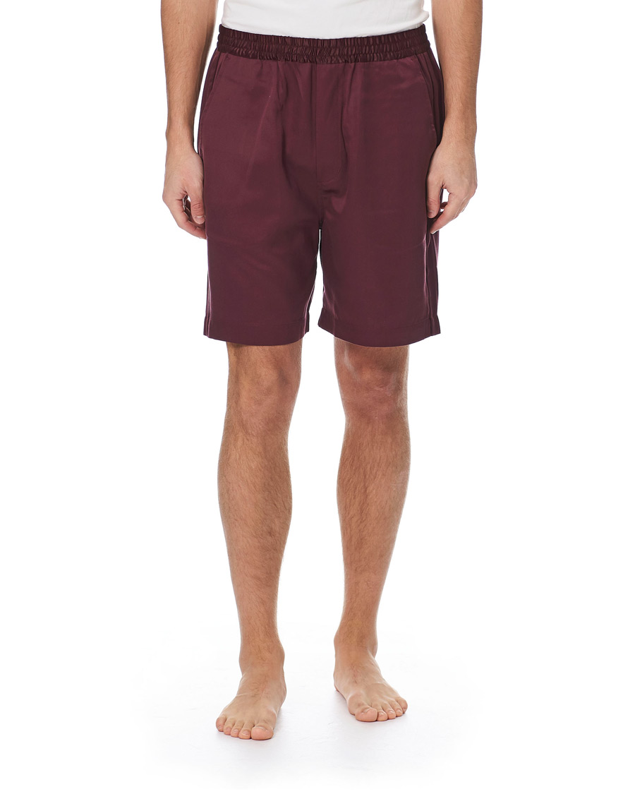 Herren | Schlafanzüge & Bademäntel | CDLP | Home Suit Short Sleeve Burgundy