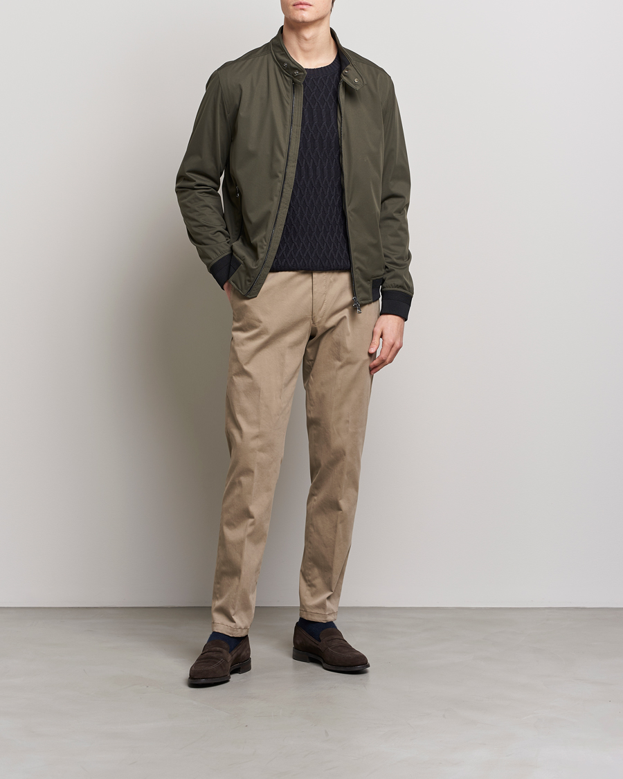 Herren | Jacken | Oscar Jacobson | Harris Harrington Nylon Jacket Green