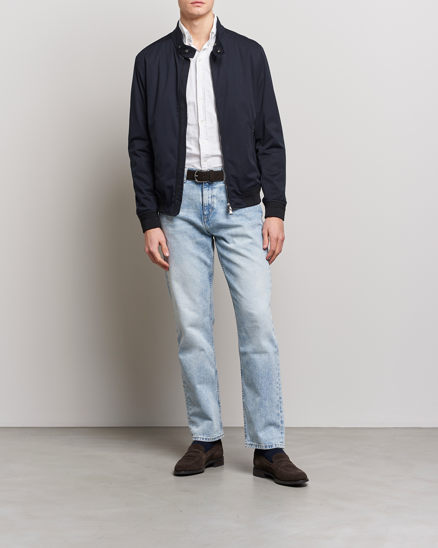 Herren | Jacken | Oscar Jacobson | Harris Harrington Nylon Jacket Navy