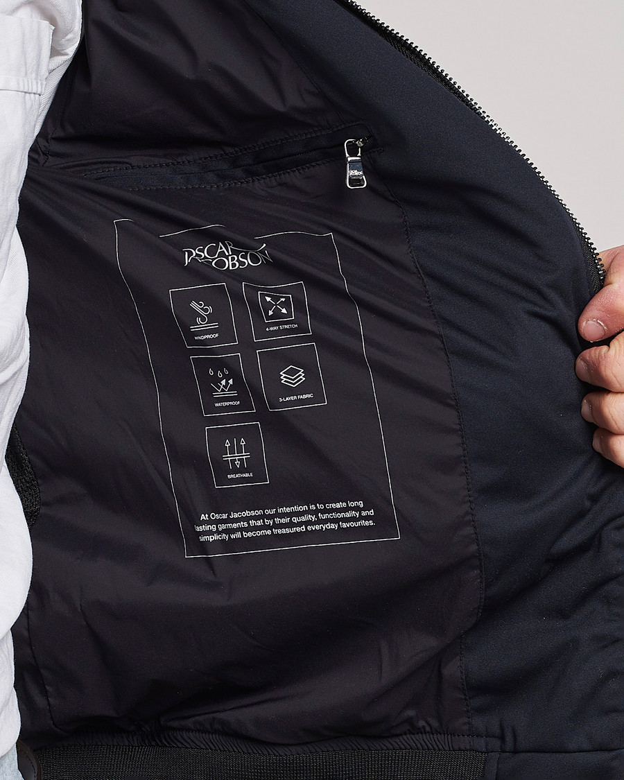 Herren | Jacken | Oscar Jacobson | Harris Harrington Nylon Jacket Navy