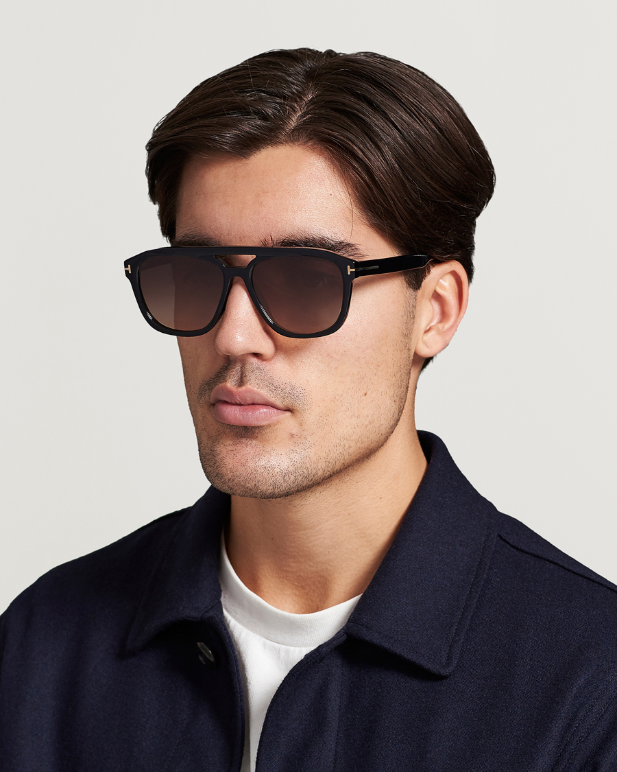 Herren | Tom Ford Gerrard FT0776 Sunglasses Black/Gradient | Tom Ford | Gerrard FT0776 Sunglasses Black/Gradient
