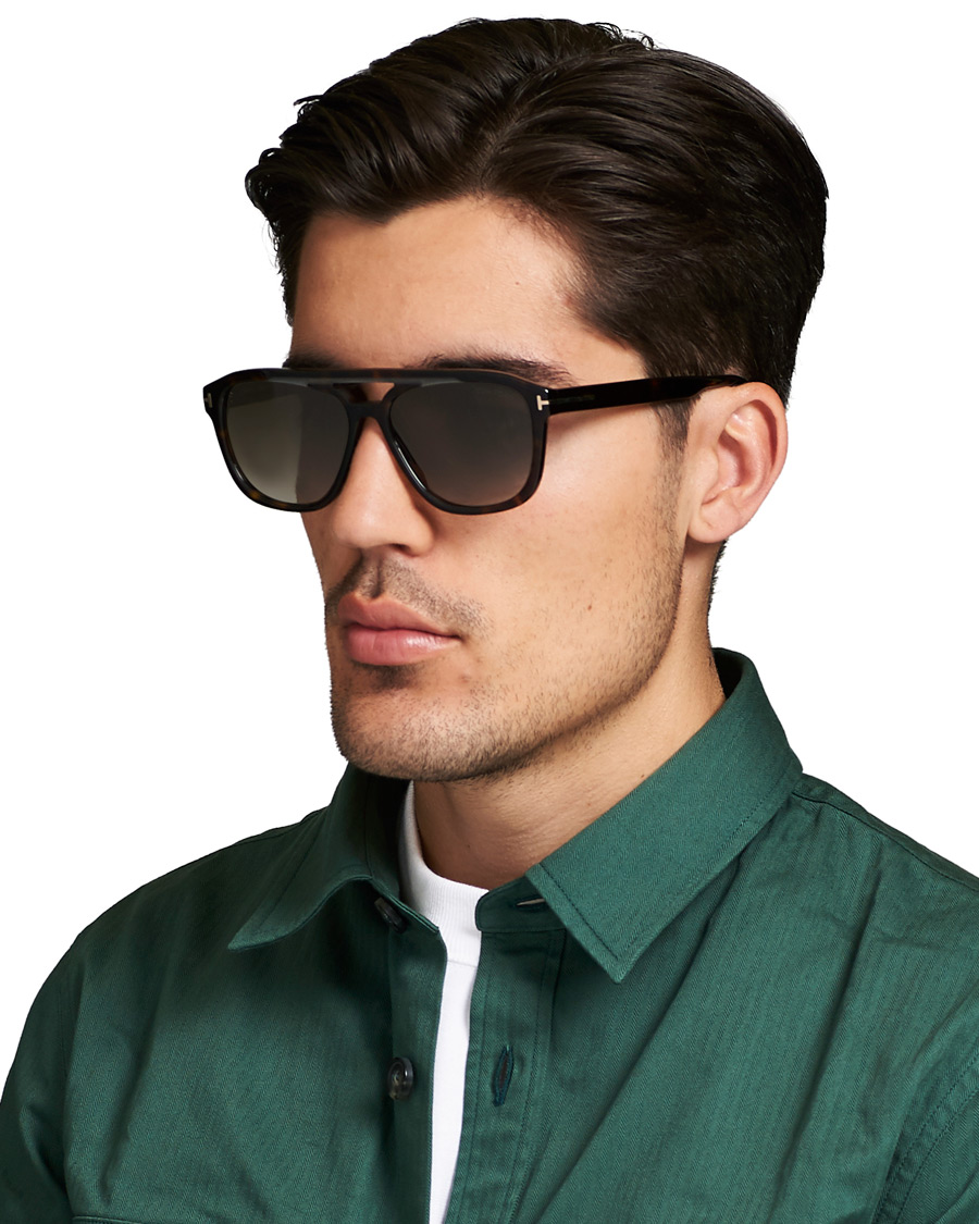 Herren | Tom Ford Gerrard FT0776 Sunglasses Havana/Gradient | Tom Ford | Gerrard FT0776 Sunglasses Havana/Gradient