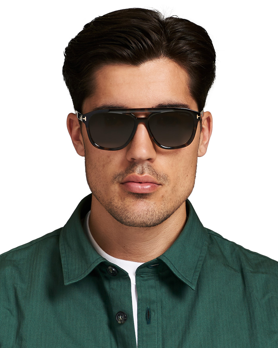 Herren | Tom Ford Gerrard FT0776 Sunglasses Havana/Gradient | Tom Ford | Gerrard FT0776 Sunglasses Havana/Gradient