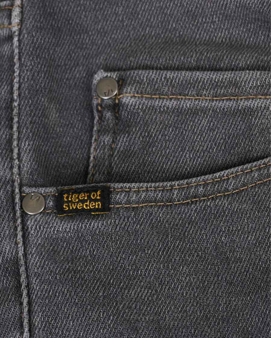 Herren | Jeans | Tiger of Sweden Jeans | Slim Trip Organic Cotton Stretch Jeans Grey