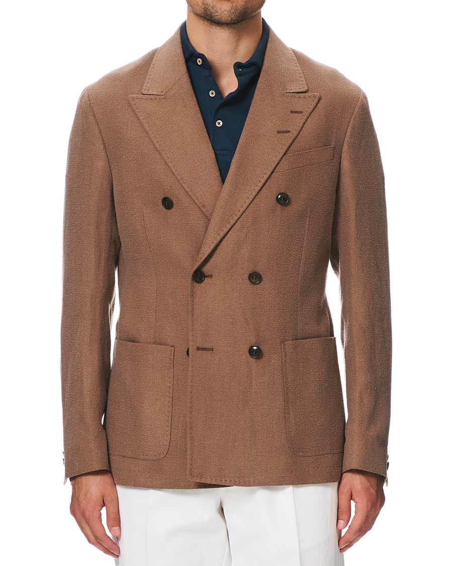 Herren | Sakkos | Tiger of Sweden | Giacca Double Breasted Blazer Potato