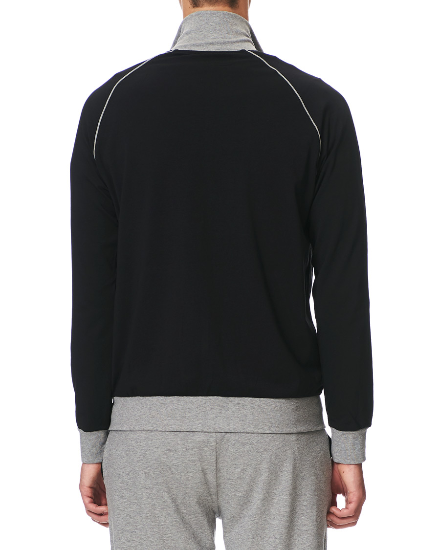 Herren | BOSS Loungewear Full-Zip Sweater Black | BOSS BLACK | BOSS Loungewear Full-Zip Sweater Black