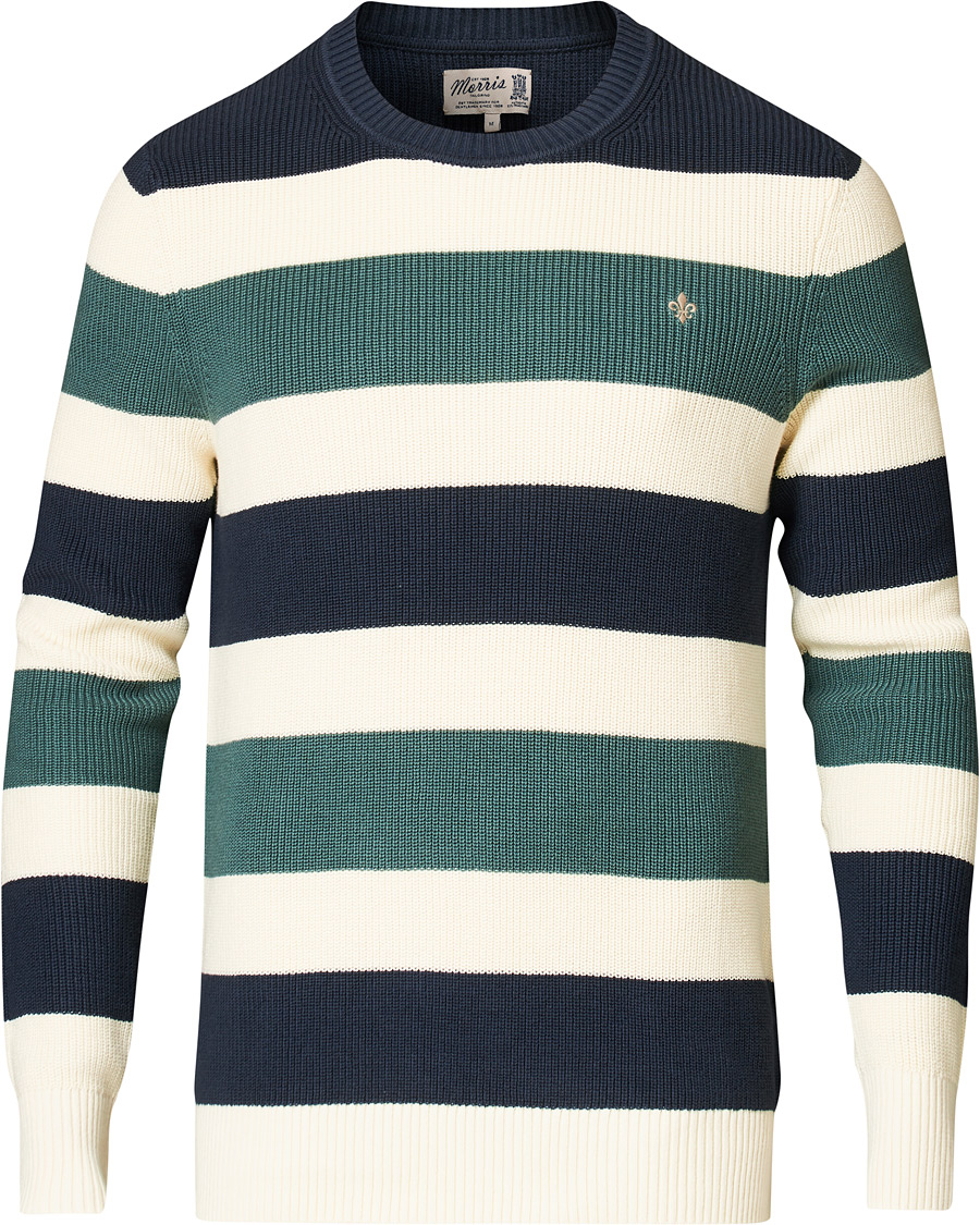 Herren | Pullover | Morris | Cardew Stripe O-neck Sweater Multi