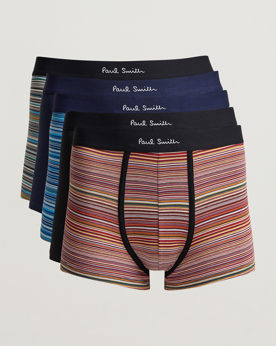 Herren | Unterwäsche | Paul Smith | 5-Pack Long Trunk Blue