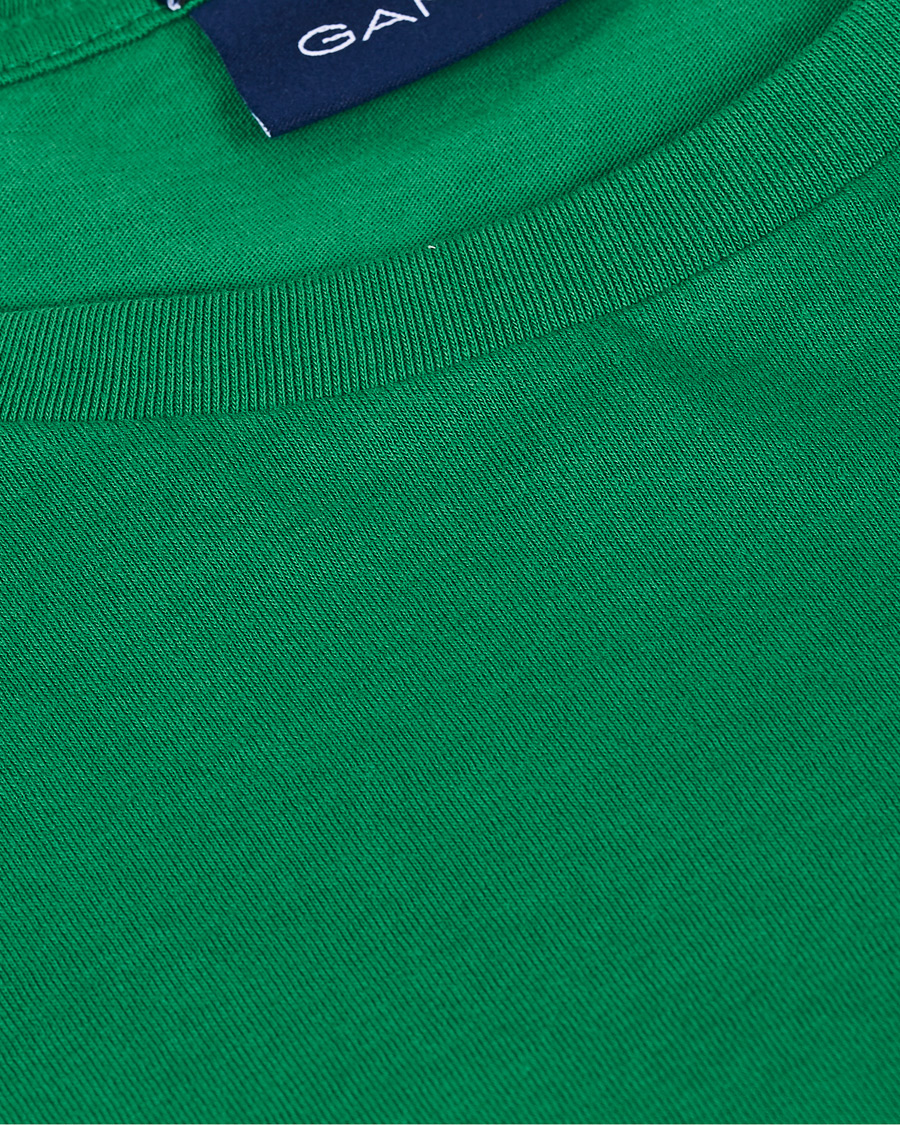 Herren | T-Shirts | GANT | Original Crew Neck Tee Amazon Green