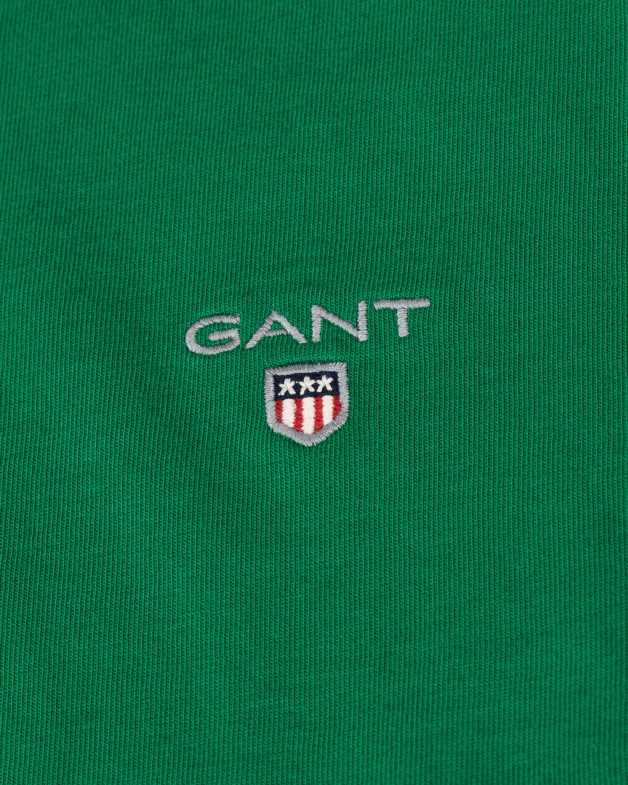 Herren | T-Shirts | GANT | Original Crew Neck Tee Amazon Green