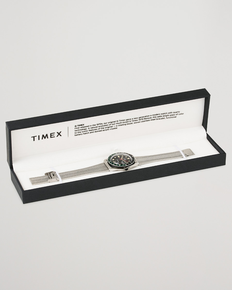 Herren | Timex Q Reissue 1979 Black/Green | Timex | Q Reissue 1979 Black/Green