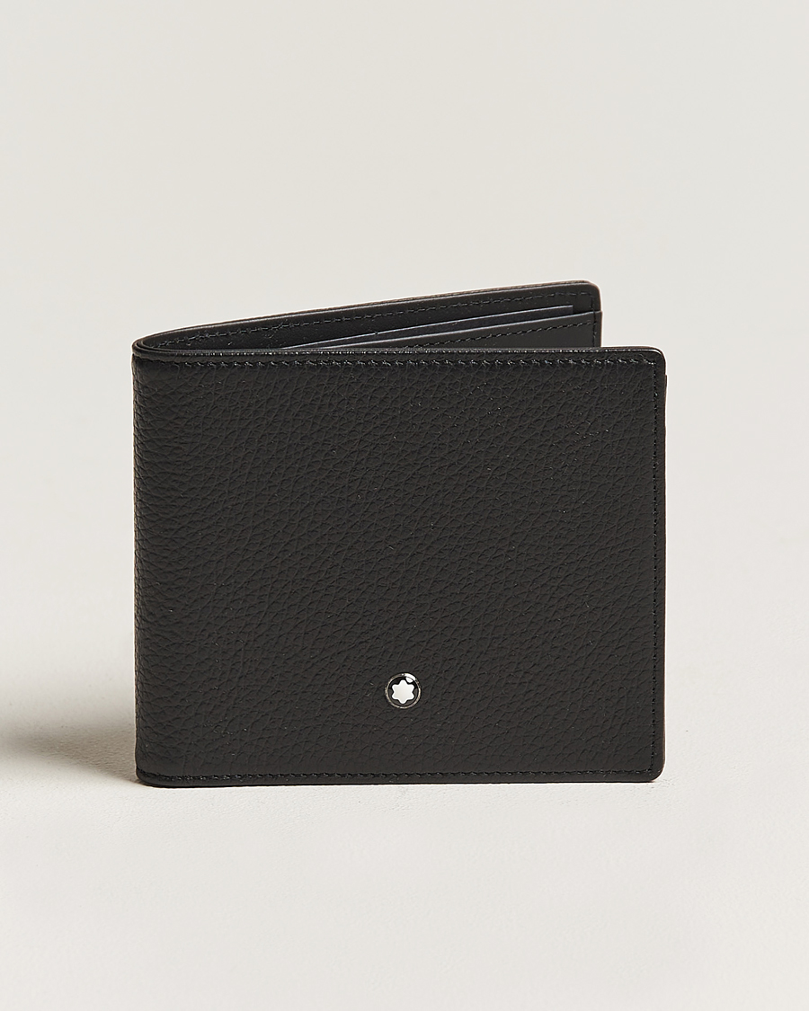 Herren | Montblanc MST Soft Grain Wallet 6cc Black | Montblanc | MST Soft Grain Wallet 6cc Black