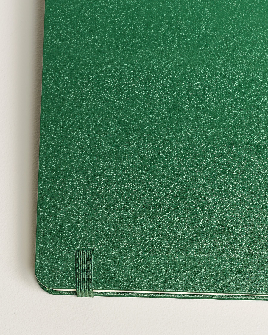 Herren | Moleskine Plain Hard Notebook Large Myrtle Green | Moleskine | Plain Hard Notebook Large Myrtle Green