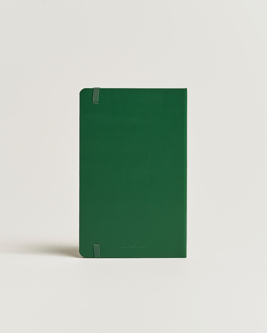 Herren | Moleskine Plain Hard Notebook Large Myrtle Green | Moleskine | Plain Hard Notebook Large Myrtle Green